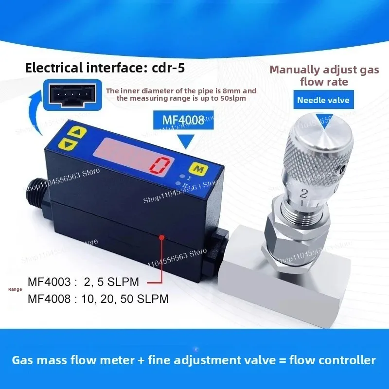 

MF4003/MF4008 Gas Mass Flowmeter | Air/N2/O2/CO₂ Special Flow Controller
