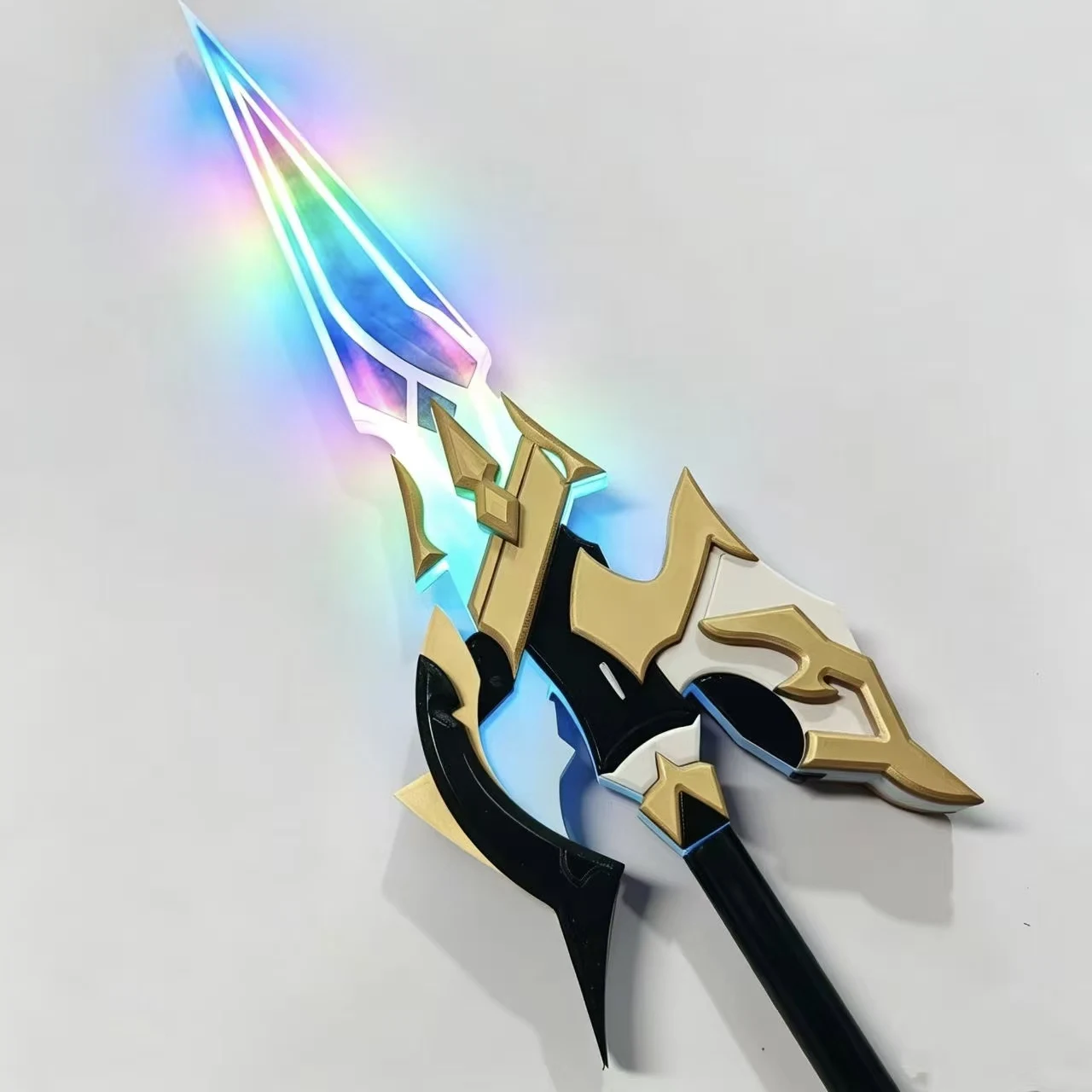 Genshin Impact Cosplay Lohen Cos Luminous Spear Daggers Weapons Prop Halloween Christmas Fancy Party Costume Accessories 4