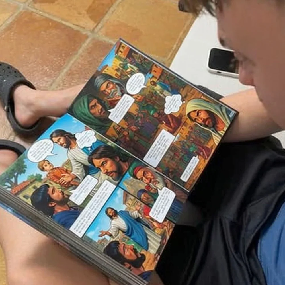 القصص الكلاسيكية للكتاب المقدس الهزلي من العهد القديم والجديد، الكتاب الهزلي لدراسة الكتاب المقدس، كتاب القراءة للهدايا المسيحية #5