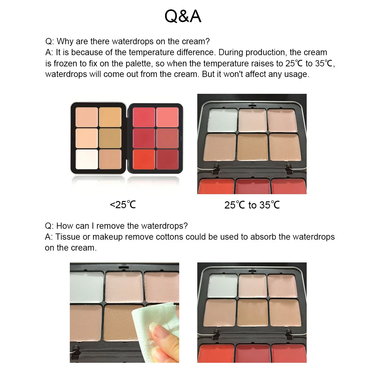 Boîte en fer pour correcteur de contour, crème pour fard à joues, palette de maquillage tout-en-un, 12 couleurs