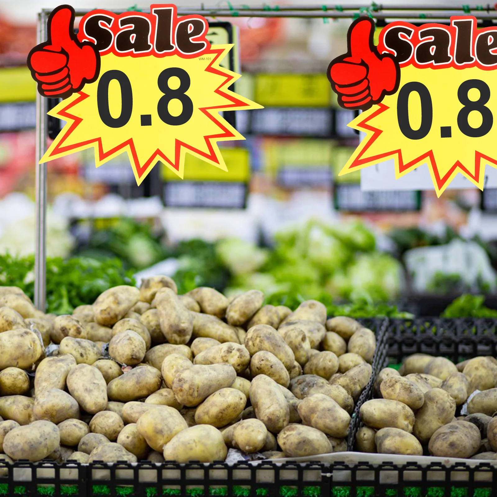 

120Pcs Retail Sale Tags Star Design Fluorescent Price Burst Signs Garage Sale Pricing Promotional Paper Labels