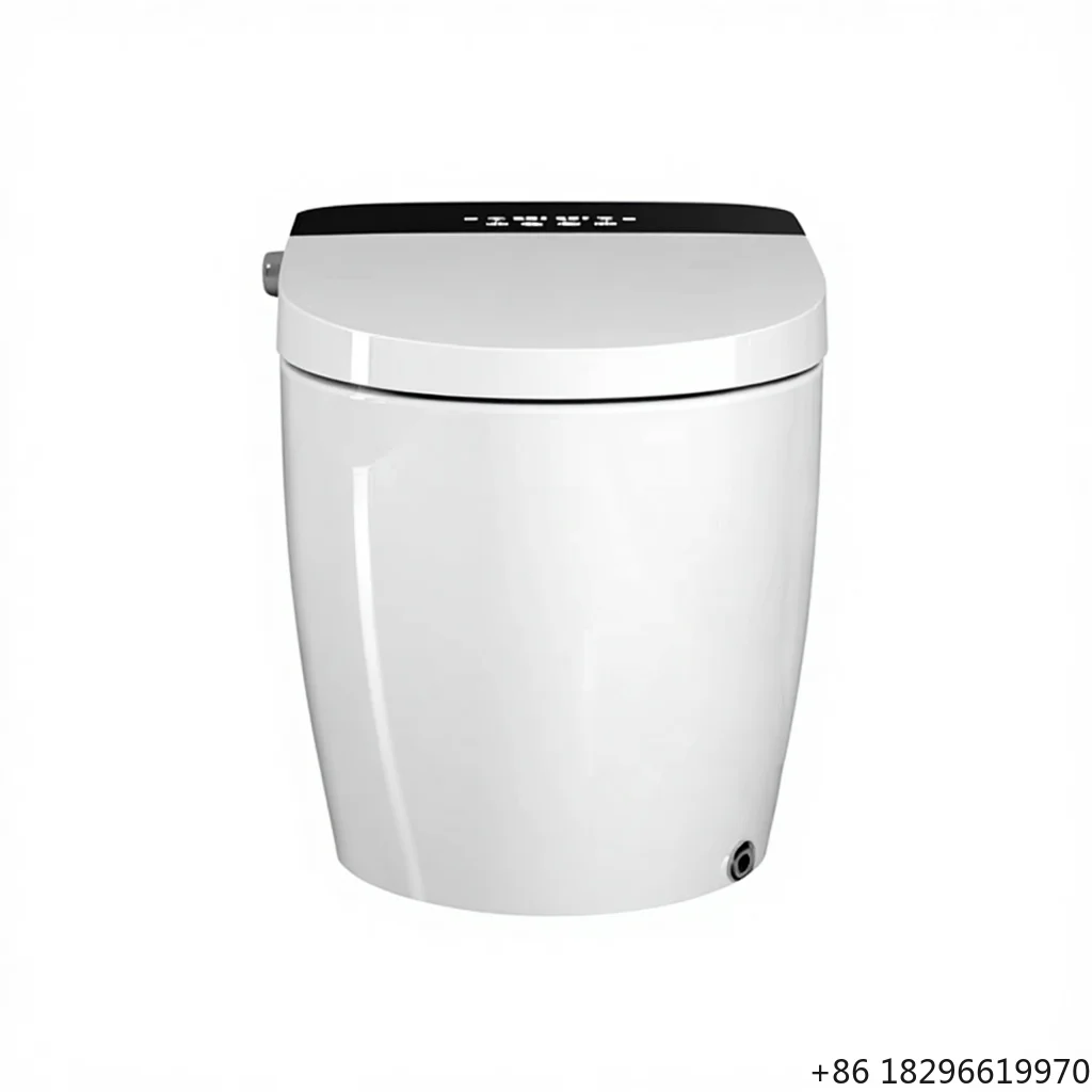 Modern Smart Bidet Automatic Toilet One Piece White Ceramic Concealed Water Tank Dual-Flush Home Hotel
