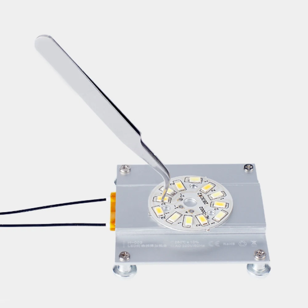 

Aluminum LED Remover PTC Heating Plate Soldering Chip Remove Weld BGA Solder Ball Station Split Plate Soldering Station