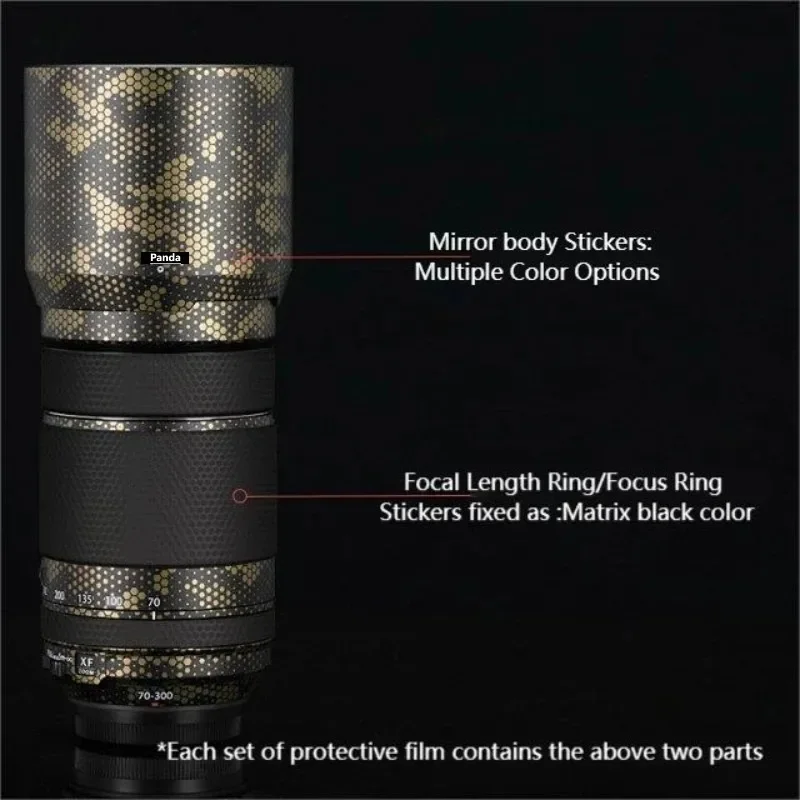 For Fuji Fujifilm XF 70-300mm F4-5.6 R LM OIS WR Anti-Scratch Camera Sticker Coat Wrap Protective Film Body Protector Skin Cover