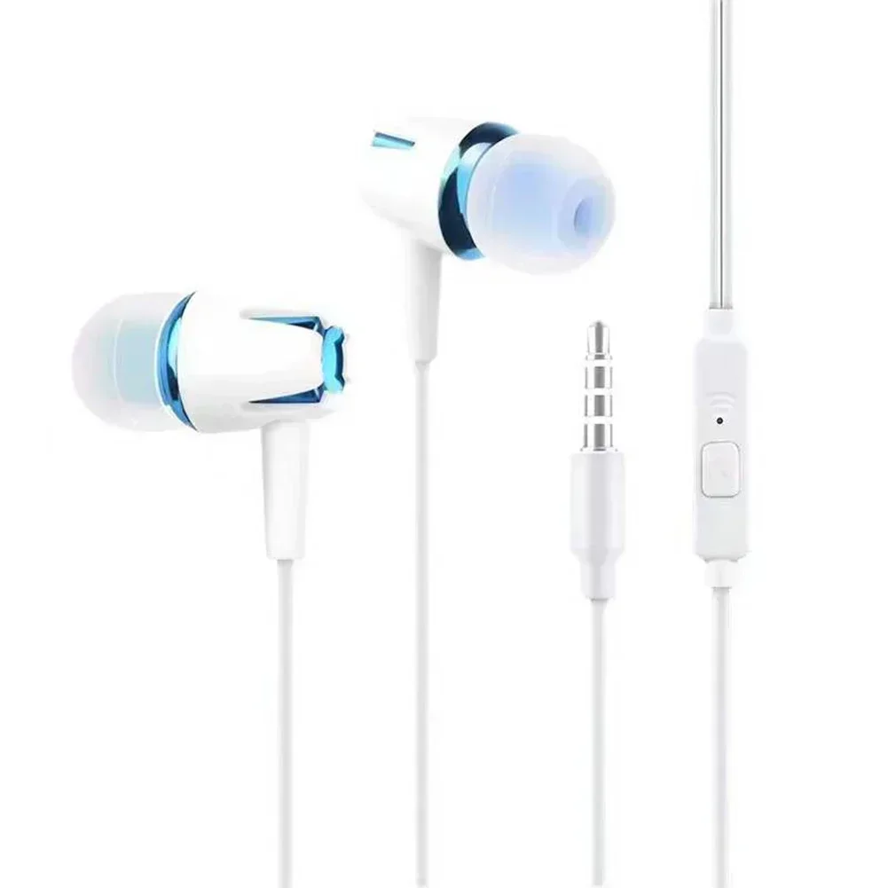 Noise Cancelling In ear Earphone Headset with Built in Mic Compatible with All Devices Sleek and Portable Design