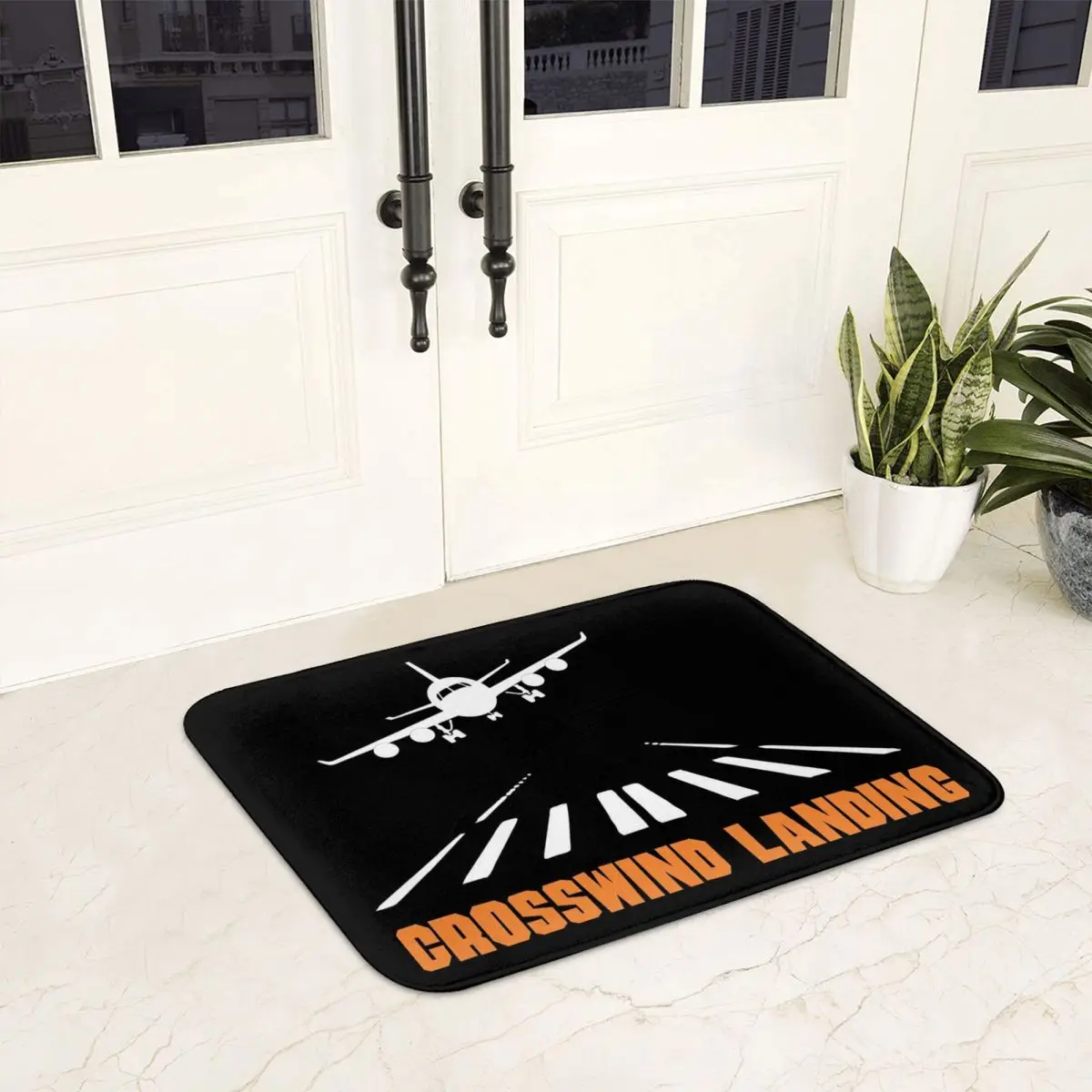 Airplane Crosswind Landing Doormat Non-slip Super Absorbent Bathroom Floor Mats Home Entrance Rugs Kitchen Carpet Footpad