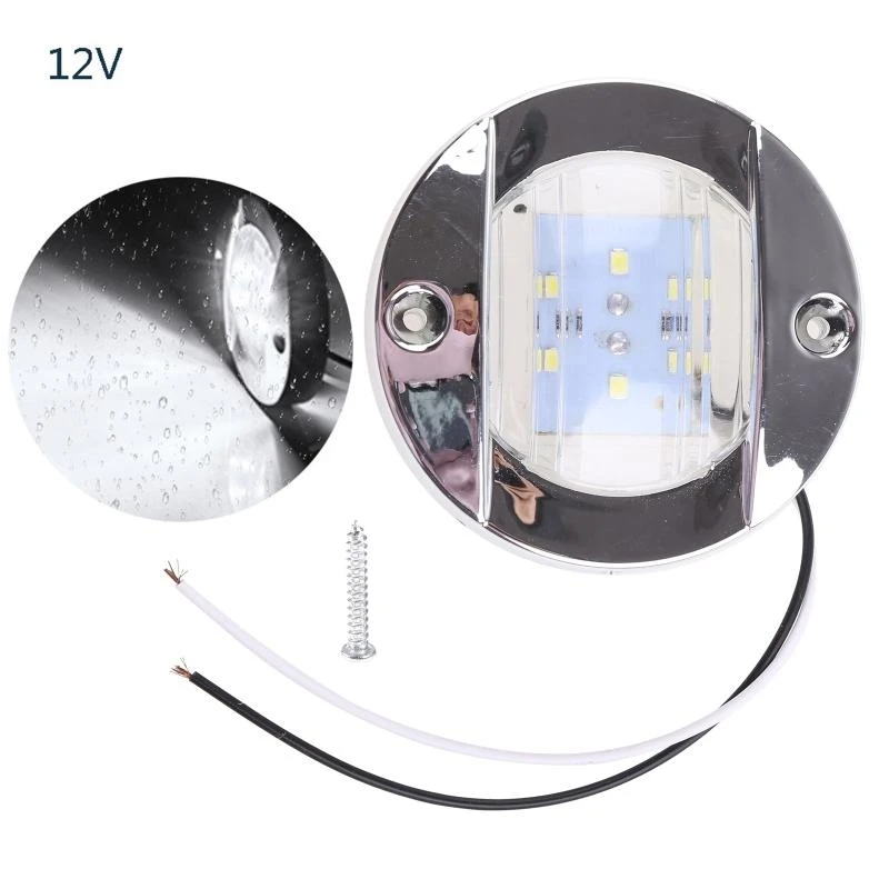 

P9FD Easy Установка Lod Lod Light Light Night Light для яхты 12/24 В свет 75 мм круглый светодиодный светодиод