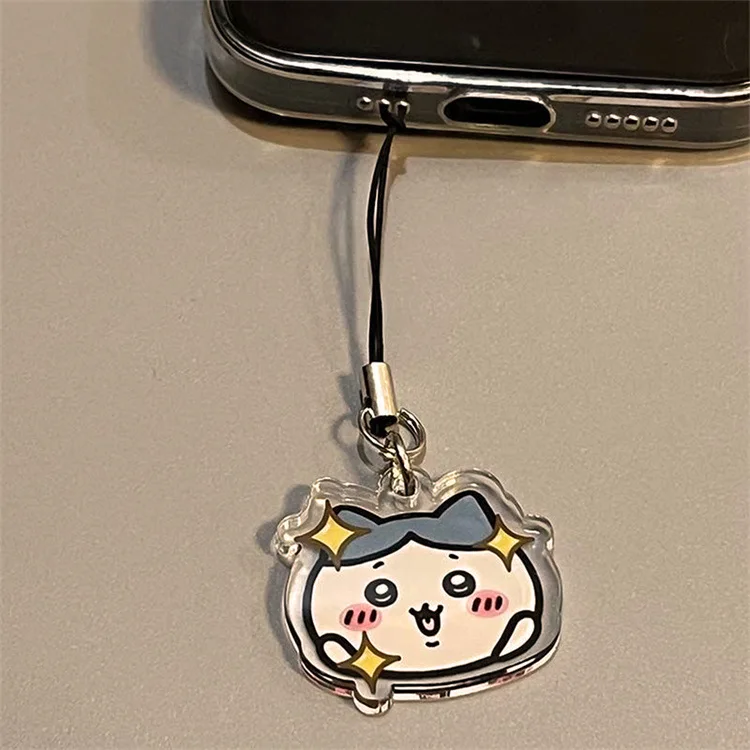 Cartoon Cute Style jiyi Mobile Phone Chain Acrylic Mobile Phone Chain Pendant Hachiware Usagi Pendant Lanyard Pendant Gift view 4