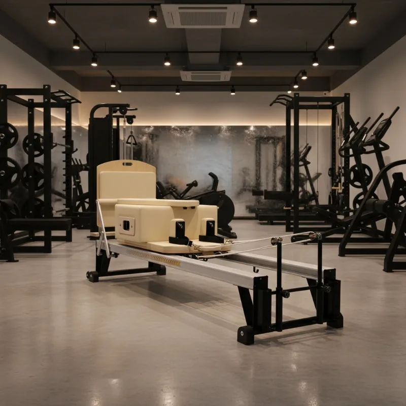 Custom Logo Reformer Reformer Aluminium for Commercial Studio Home Use Durable Adjustable Springs