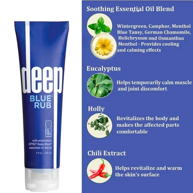 Deep Blue Rub With Proprietary Essential Oil Blend 120ML