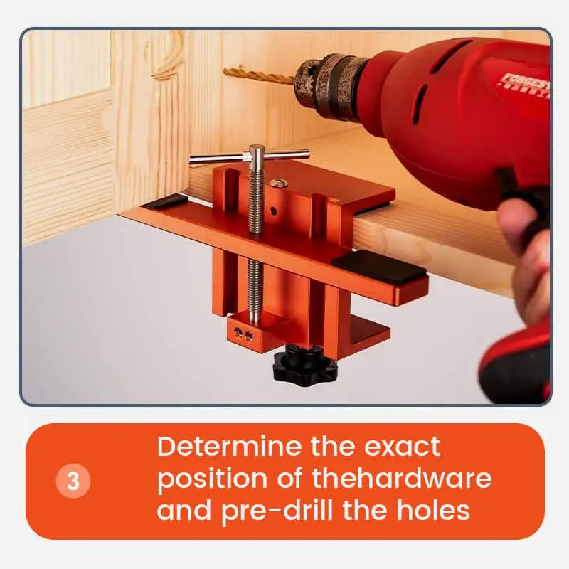 Cabinet Door Mounting Jig Floor Cabinets Frame Install Clamp Mini ABS Plastic Support Arm Multipurpose Cabinet Door Mounting Jig