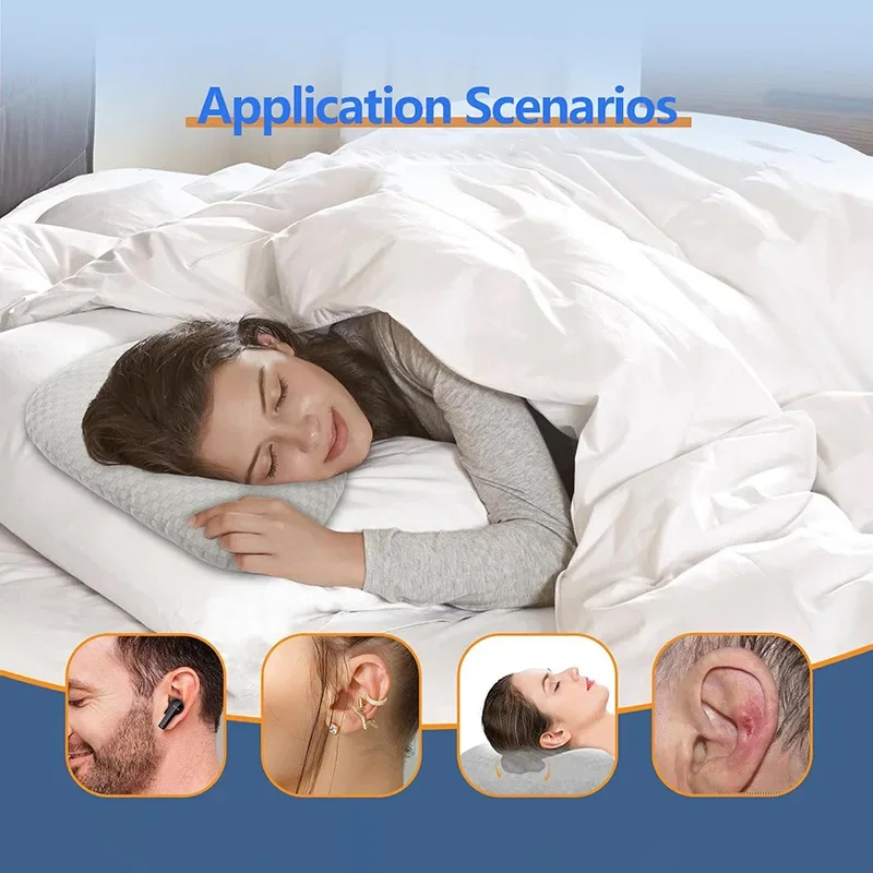 Ear Protection Pillow Hole Piercing Ear Donut Repair Side Sleep Pillow Hollow  Cushion Ear Support Pillow