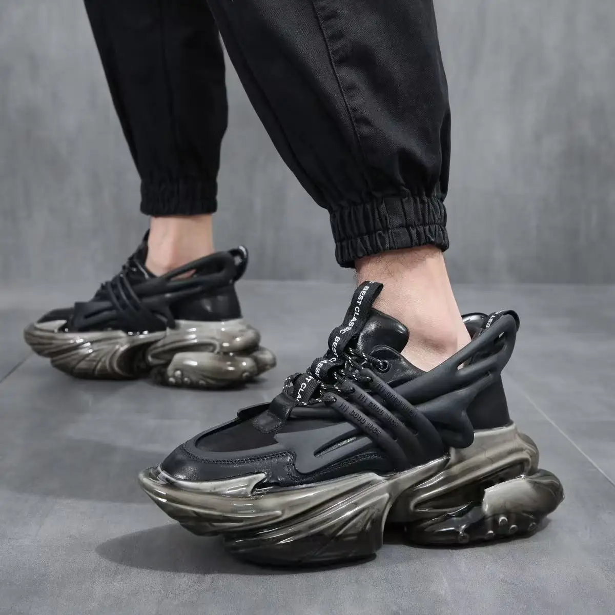 Mens Hiking Shoes Casual Lightweight Lace-up Walking Shoes Mens Outdoor Waterproof Camping Anti-slip Sneakers