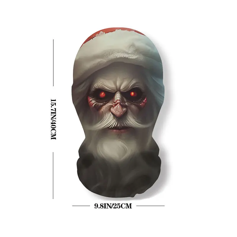 คริสต์มาสSeries Skull Mask Partyคอสเพลย์Santa Clausตาข่ายยืดหยุ่นBreathable Full Faceหน้ากากตลกProps Balaclava Headcovers