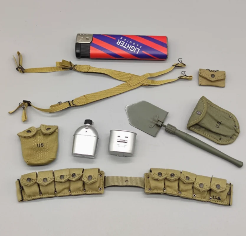 UD9038 1/6 Soldier US 2nd Armored Division Belt & Bag Set Model