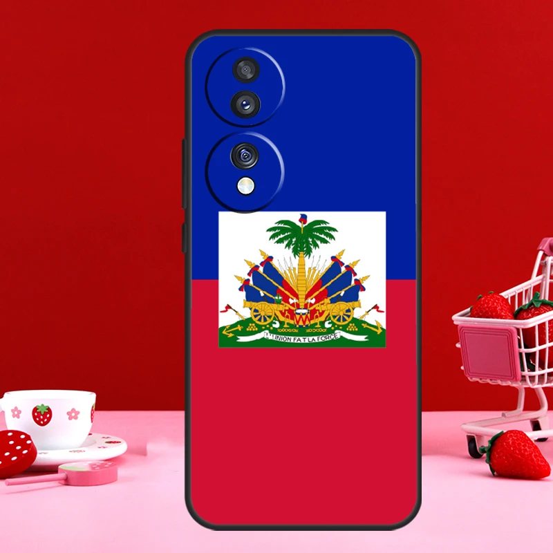 Haiti Haitian Flag For Honor Magic 6 Pro 5 Lite 50 70 90 Case For Honor X8a X9a X7 X8 X9 X6a X7a X8b X9b Cover