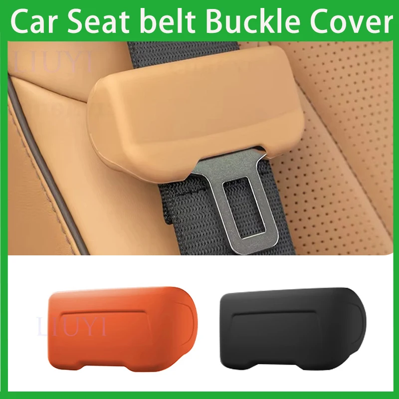 

Car Seatbelt Buckle Cover Silicone Anti-scratch Protector Safety Belt Buckle Guard Car Accessories Interior Universal size