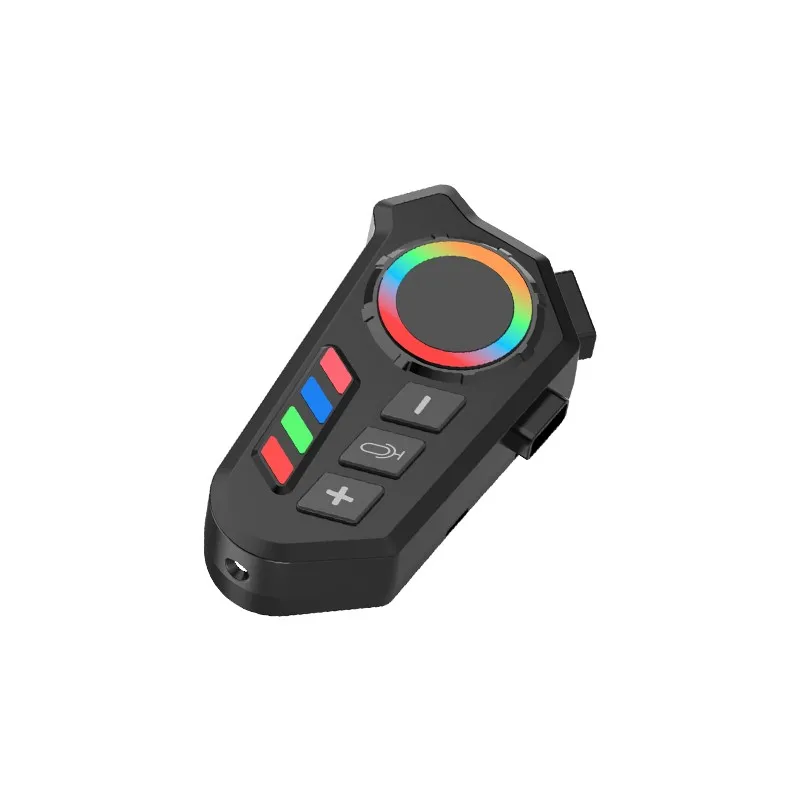 2-in-1 Motorcycle Helmet Bluetooth Headset - close-up view