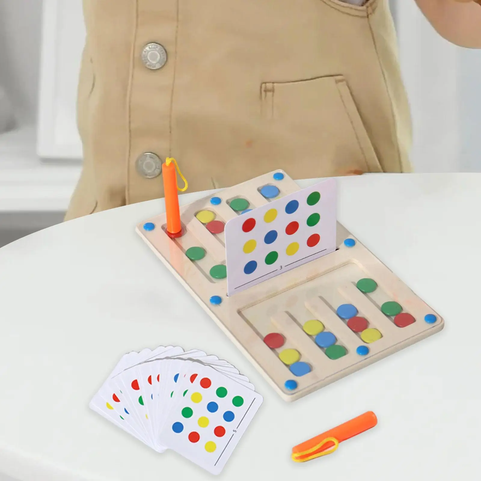 Giocattolo puzzle con abbinamento colori Divertenti giocattoli da viaggio su strada Rompicapo per abbinamento di forme di colore che giocano a genitori Educazione della prima infanzia