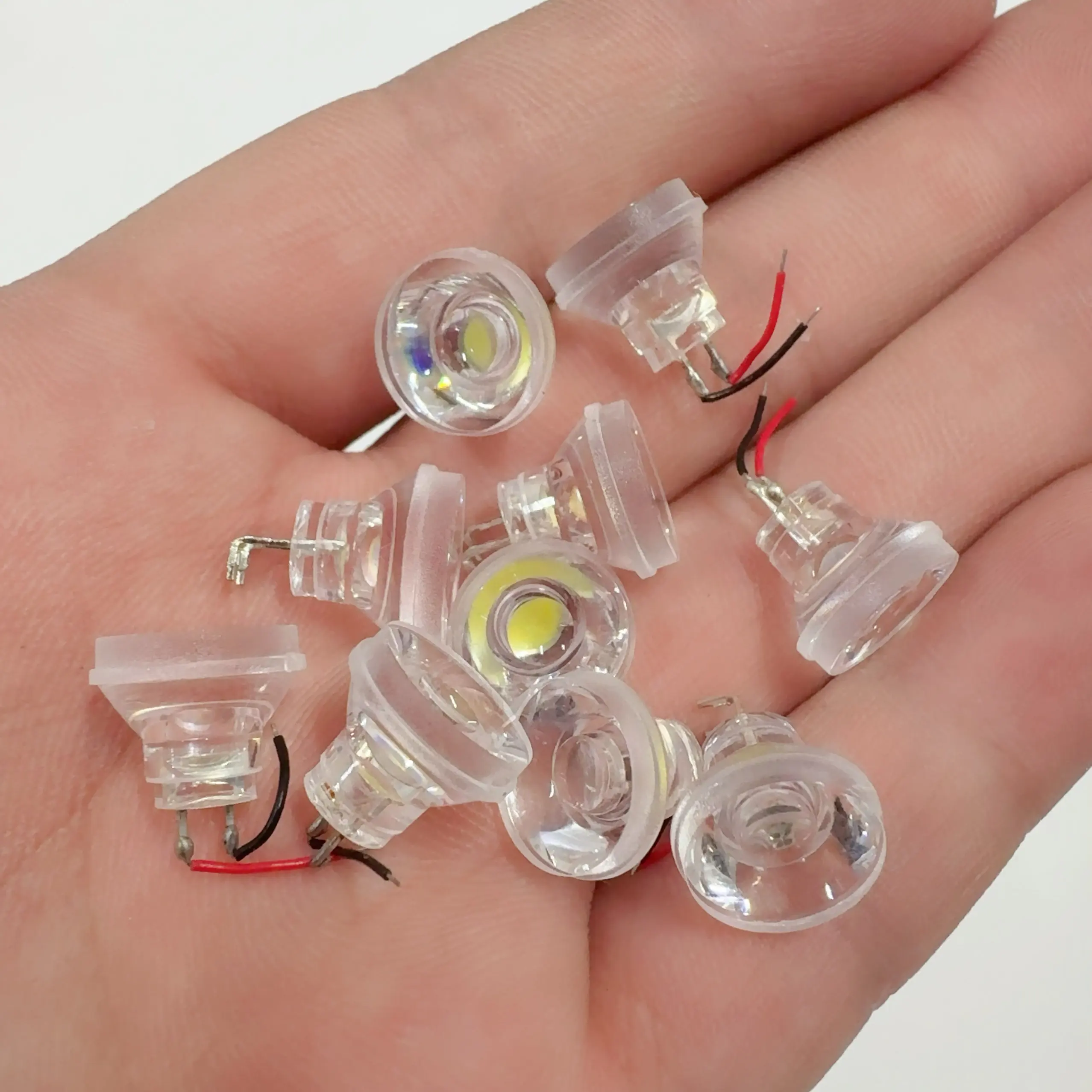 10PC  High-brightness LED white light  super bright plug-in bulb  3V DIY