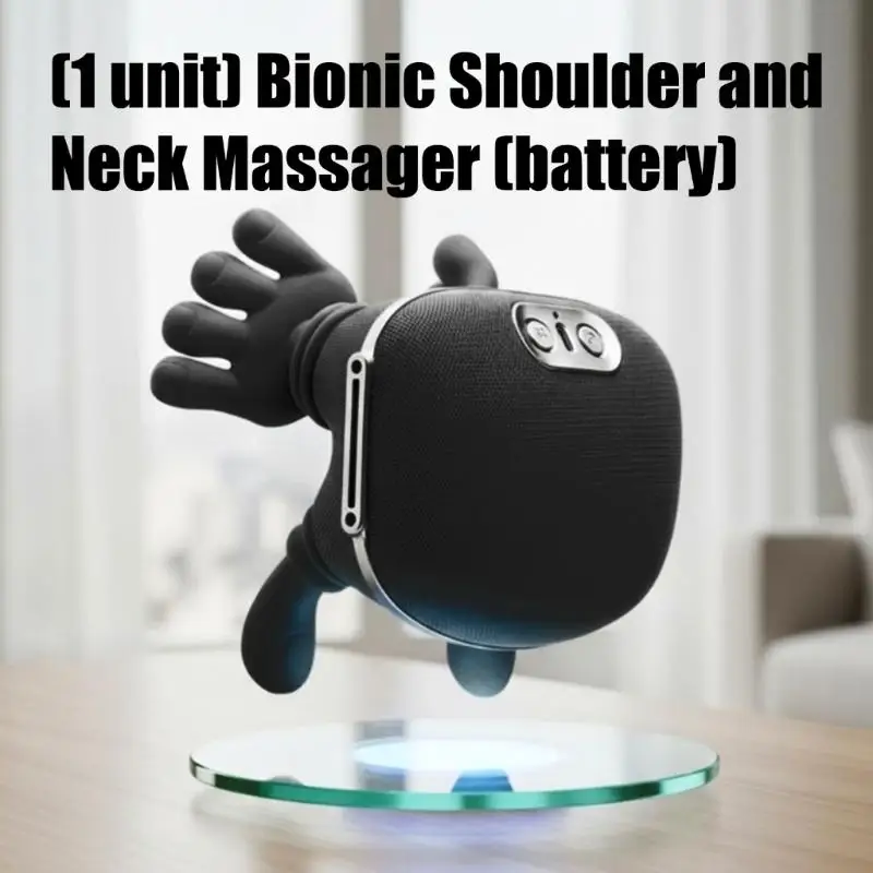 

Trapezius Neck Massager Bionics Massage Tool Mimicking Hand Grip For Effective Knead Motion Portable Operate