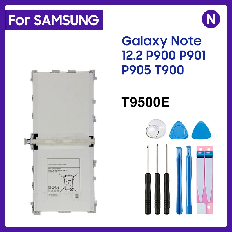 For Samsung Tablet Battery T9500E T9500C For Samsung Galaxy Note 12.2 P900 SM-T900 SM-P900 P901 P905 T9500U T9500K Battery