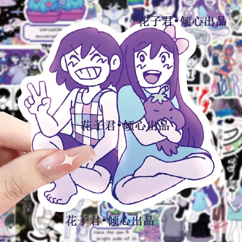 สติกเกอร์ตกแต่งลายกราฟฟิตี้สร้างสรรค์ลายการ์ตูนโอโมริ 50 ชิ้น