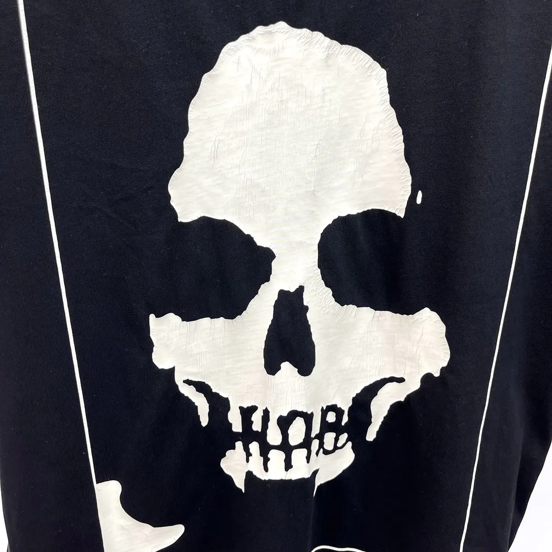 New Novelty 2022 Men Number Nine Skull Head T Shirts T-Shirt Hip Hop Skateboard Street Cotton T-Shirts Tee Top US size BG87