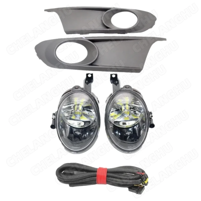 Światło LED do VW Jetta 6 A6 MK6 2011 2012 2013 2014 Stylizacja samochodu Przednie światło przeciwmgielne LED Światło przeciwmgielne Kratka lub zespół przewodów