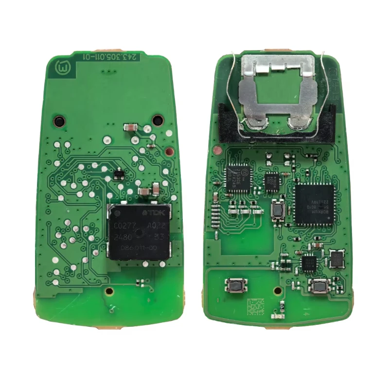 JsHonYu OEM PCB 4M0959754CS Smart Key for Audi Q7 433MHz MLB 5M Chip Aftermarket Uninitialized Blank 3 Button Remote Fob