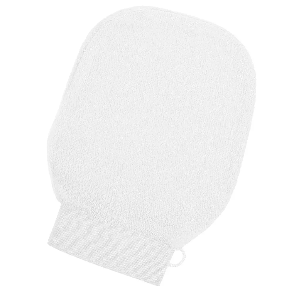

s Pink Deep Exfoliating Bath Gloves Faux Fiber Material Body Scrubber Mitts for Removing Dead Skin Shower Glove