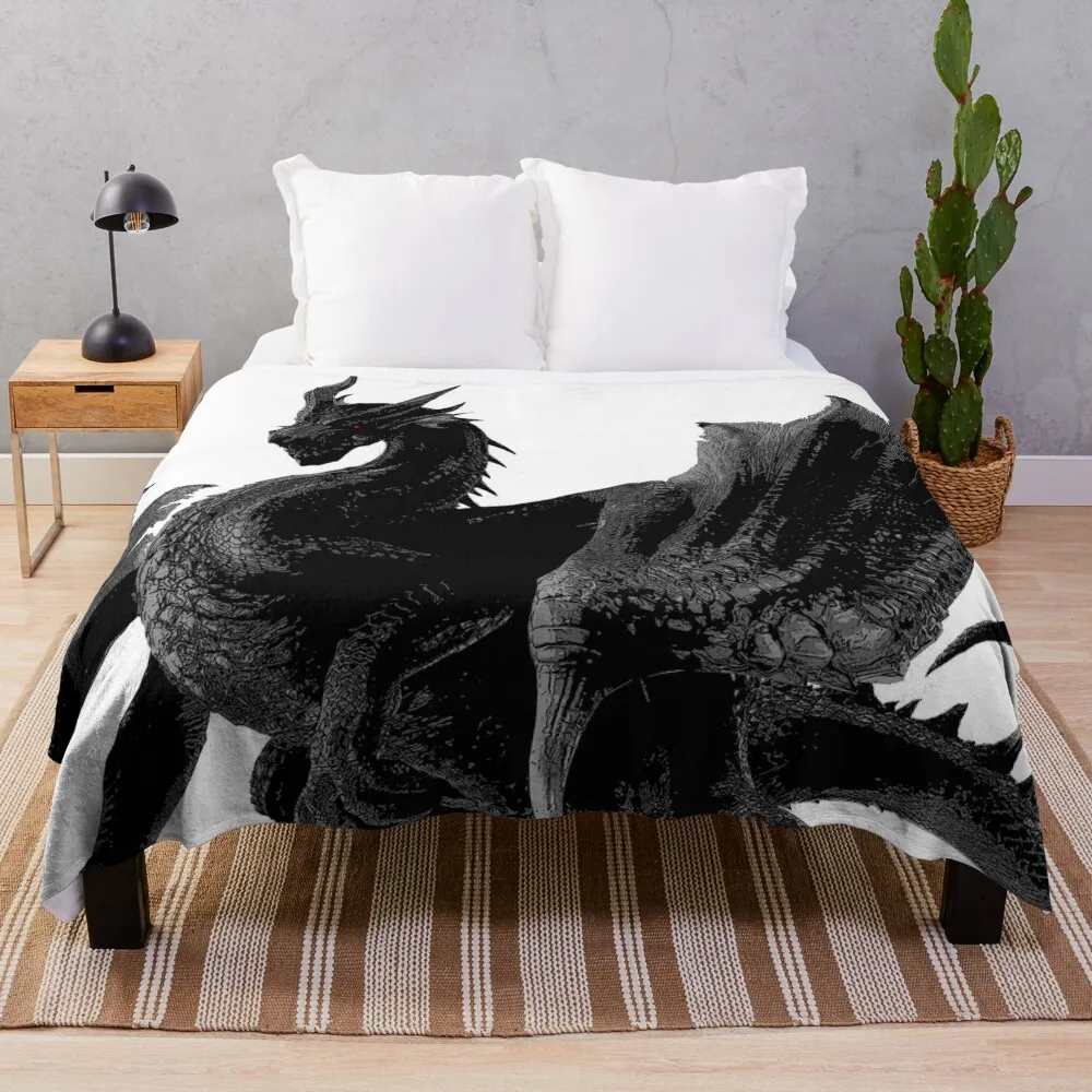 

Fatalis 3 (ミラボレアス) (Miraboreasu) Throw Blanket Baby Fluffy Softs Blankets