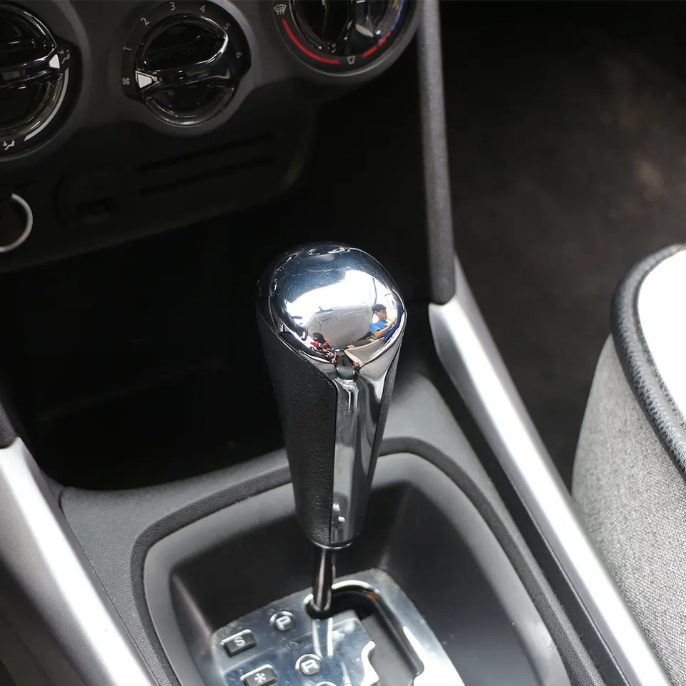 Pommeau Levier De Vitesse Cuir DOMENICA Compatible Peugeot Et Citroën - Noir