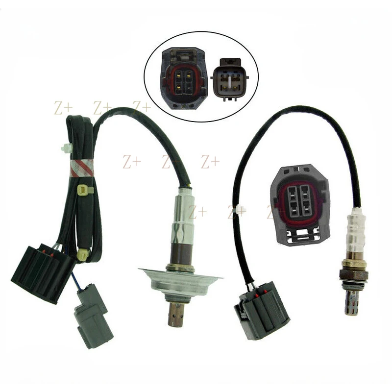 Z+  2PCS O2 Oxygen Sensor Upper+Lower  For 2007-2009 Mazda 3 2.3L L4 Turbocharged