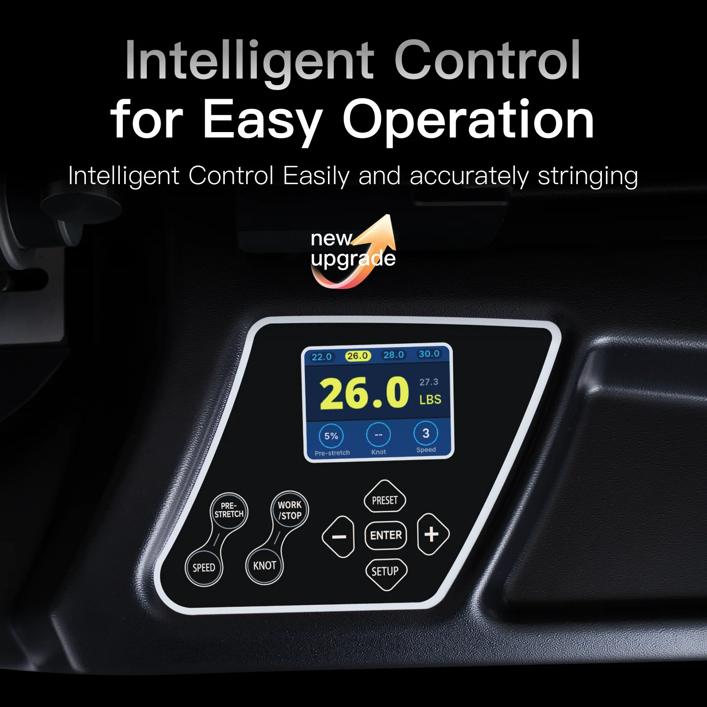 Mesin Penyetel Senar Raket Badminton/Tenis Otomatis Cerdas S3169 Berbahan Logam yang Tahan Lama