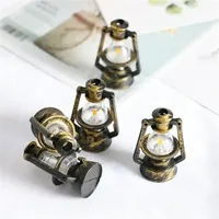 1/3/5/10PCS 37x54mm Scale Mini Kerosene Lantern Decor Miniature Oil Lamp Ornaments Fairy Garden AccessoriesHome Decoration