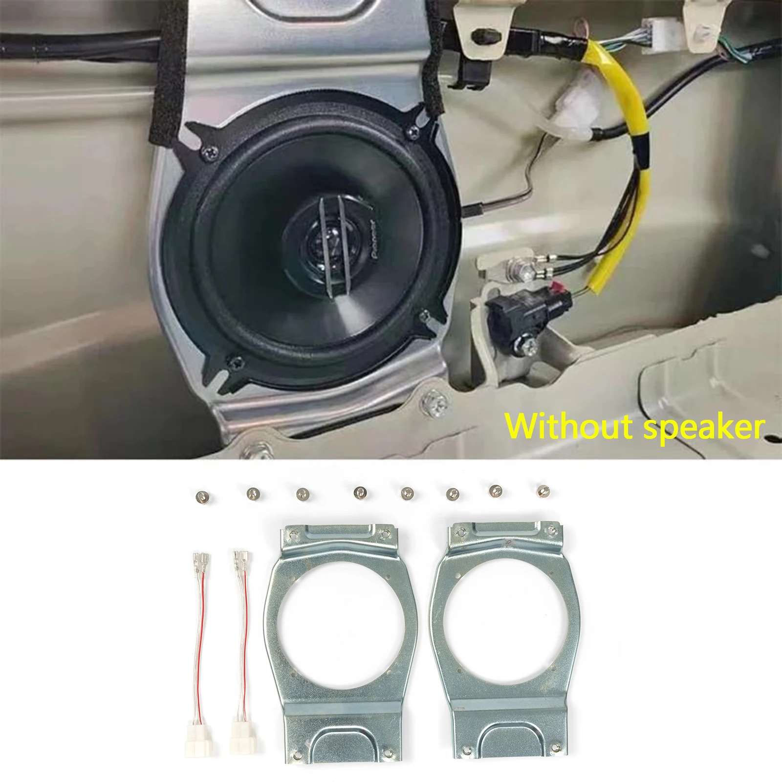 

For Suzuki Jimny JB64 JB74W 2019 2020 2021 2022 Car Rear 5 Inch Speaker Bracket Horn Bracket Kit 99197-77R10 with Wire Harness