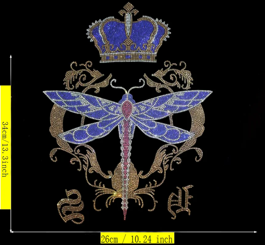 

DIY Hot Fix Rhinestone Patch Cartoon Design Clothing Accessories Garment Decoration