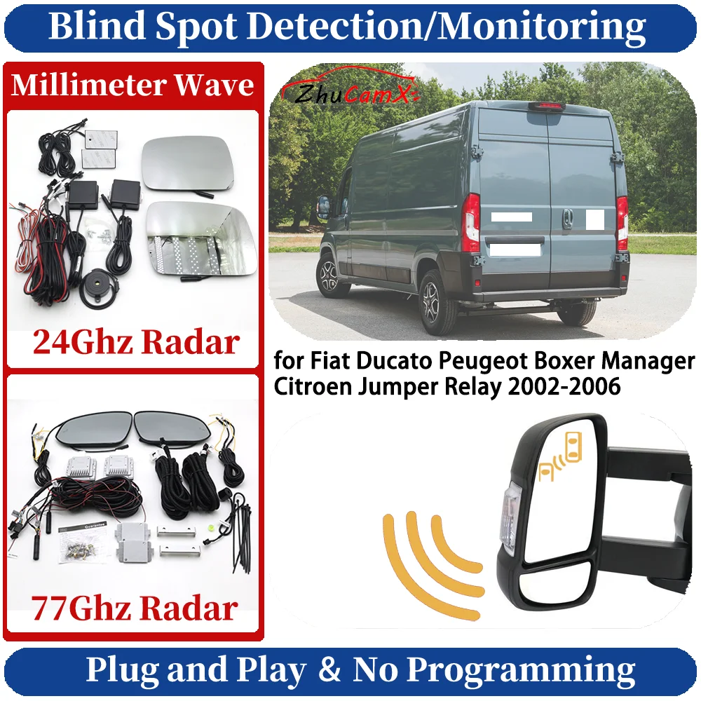 

Car Blind Spot Monitoring/Detection System for Fiat Ducato Peugeot Boxer Manager Citroen Jumper Relay 2002-2006 Side Lane Change