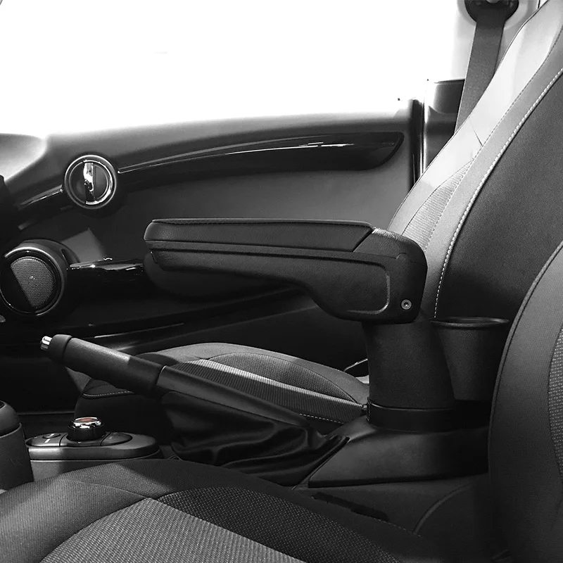 Armrest Box Arm Elbow Rest Car Storage Organizer with USB Car Cup Holder For Mini Cooper F55 F56 F57 R55 R56 R57 R58 R59 R60 R61