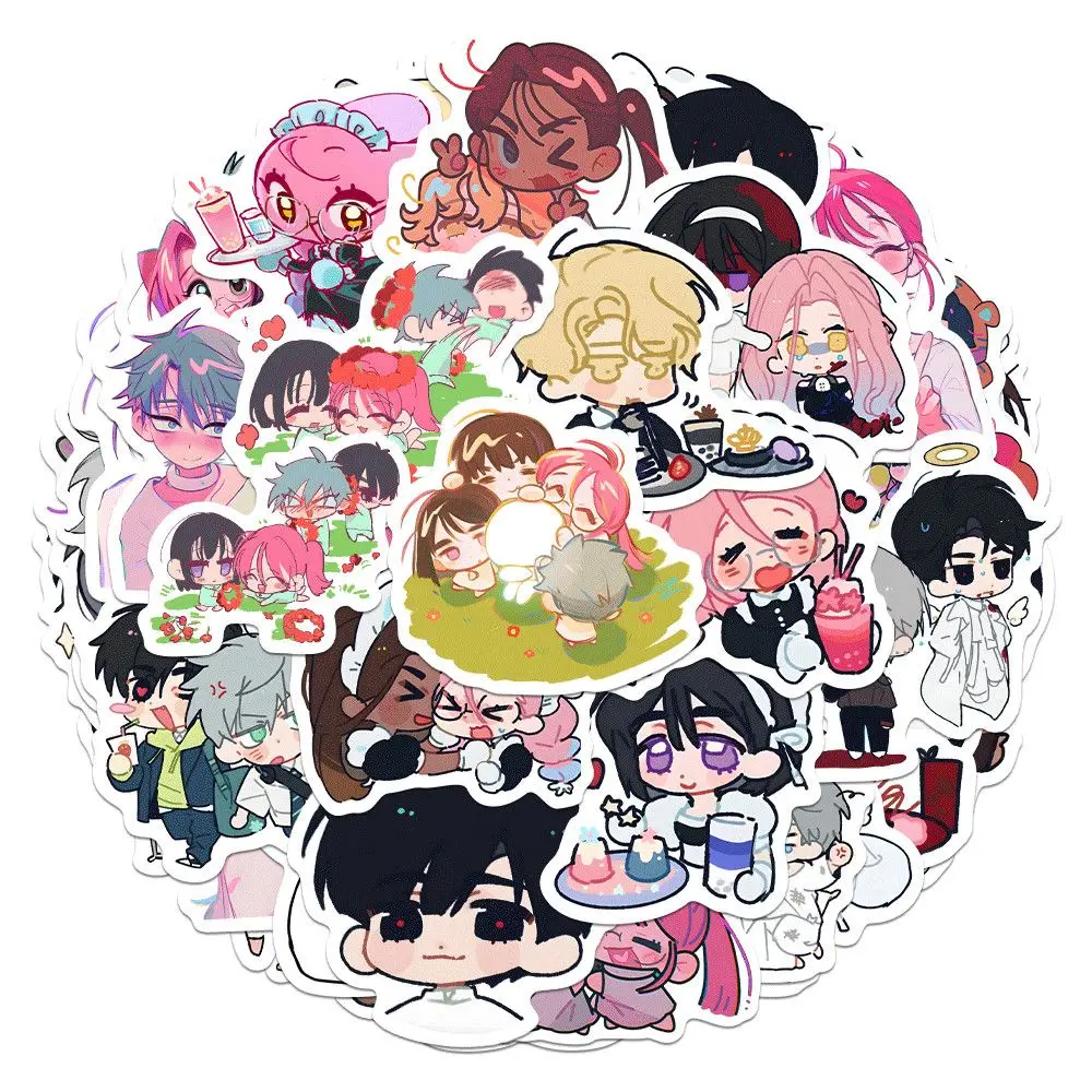 80 Buah Stiker Panggung Alien-Kartun, Chibi, Gaya Sederhana, Stiker Merchandise Lucu, Dekorasi Ideal untuk Ponsel, Botol Air
