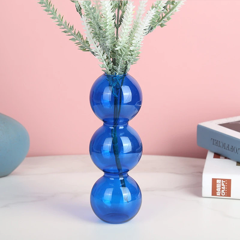 Arrangement Spherical Art Flower Ornaments Vases Nordic Creative Glass Bubble Vase Flower Decoration Home Birthday Gift