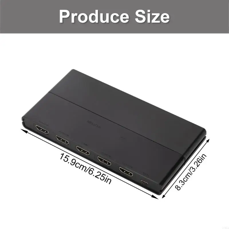 ينقل محول الفيديو CORA HDTV 1x4 Splitter Box فيديو عالي الدقة إلى 4 شاشات عملية سهلة في نفس الوقت