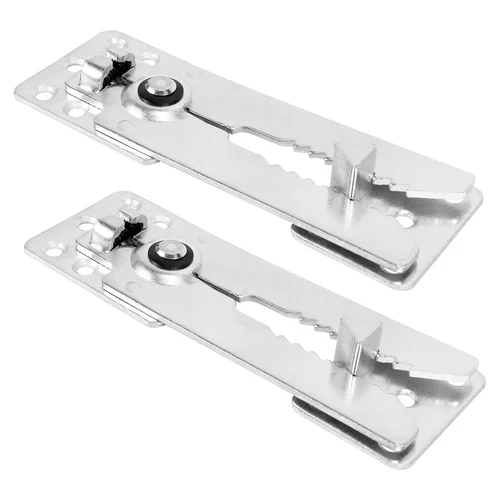 2 paquetes de conectores seccionales para sofá, conectores seccionales de Metal para muebles de sofá deslizante