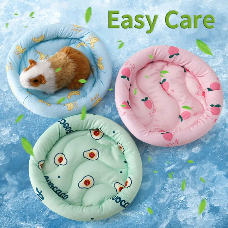 Hamster Nest Mat Small Pet Litter Mat Small Animal Bed Cushion Mat For Squirrel Hedgehog Rabbit Warm Soft Guinea Pig Bed House