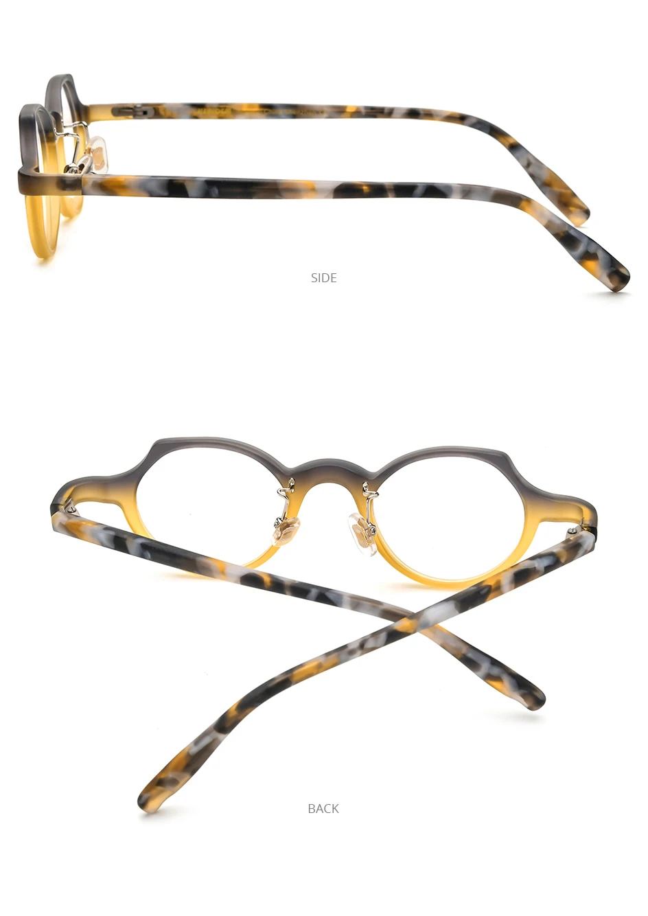 HEPIDEM Acetat Brillengestell Männer Berühmte Marke Design Retro Cat Eye Frauen Nerd Brillen Brillen Kleine Vintage Brillen 9280 – Detail 7