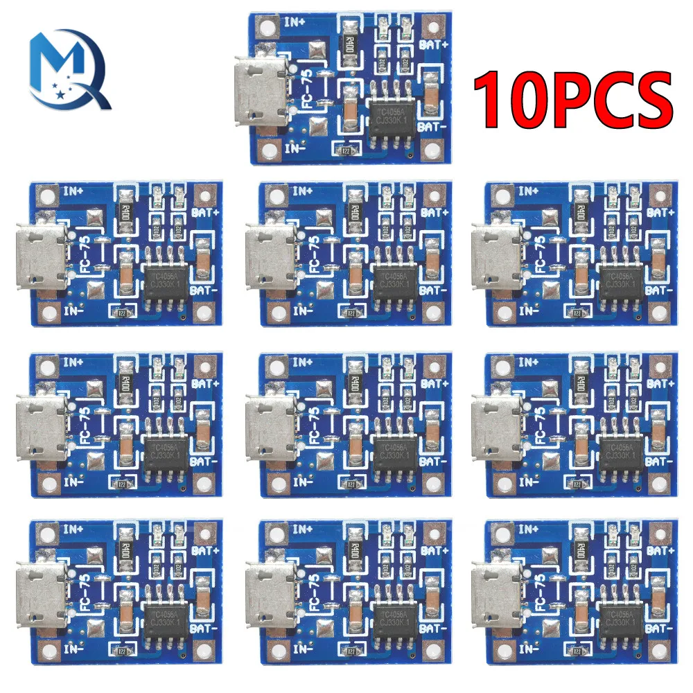 Micro USB 5V 1A 18650 TP4056 Lithium-Batterie Ladegerät Modul Lade Board Mit Schutz Dual Funktionen 1A Li-Ion