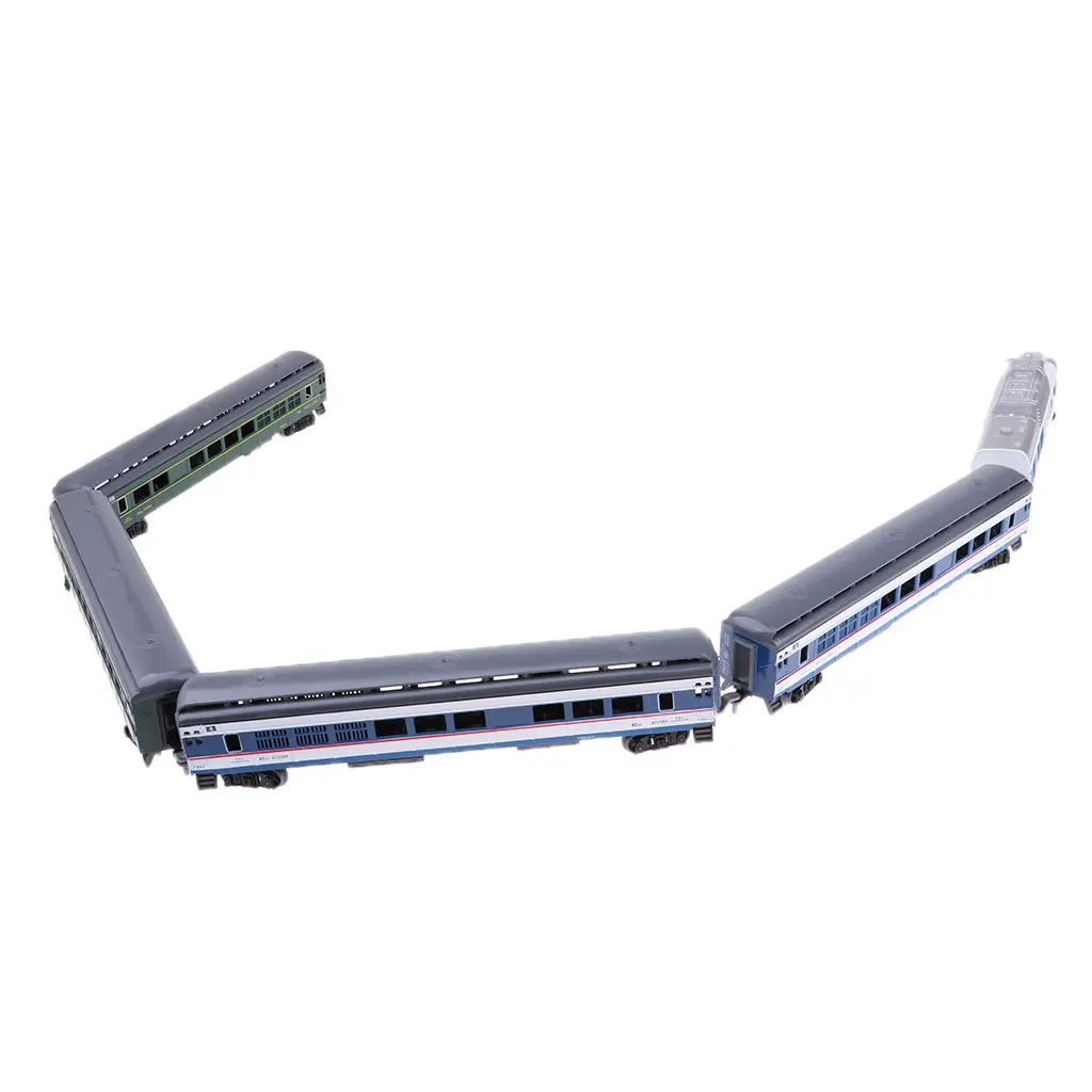 Hoge Simulatie 1:87 Trein Model Speelgoed Locomotief Rijtuigen Model Kinderen Speelgoed DIY
