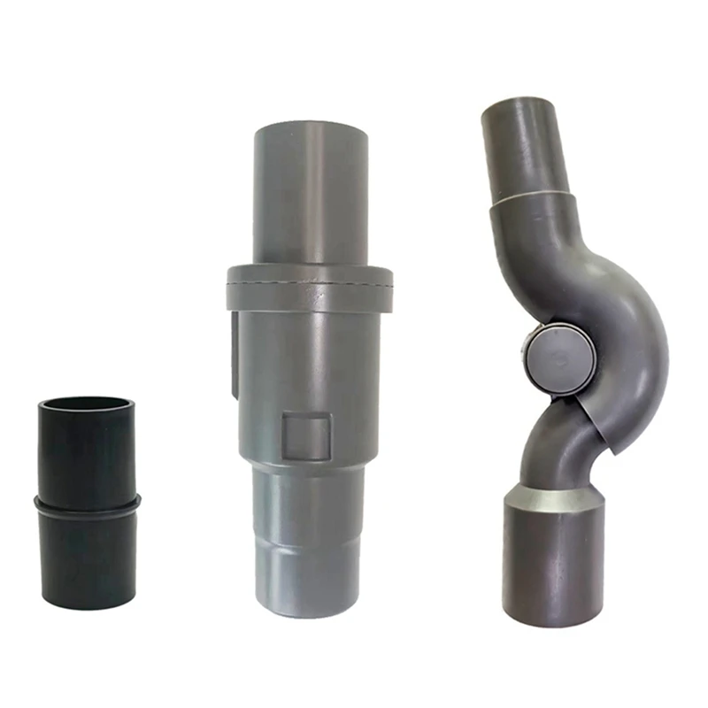 

3 Piece Set Universal Elbow Adapter Bottom 35-32Mm Bore Quick Release Tool Bottom Adapter Vacuum Cleaner Parts Accessories