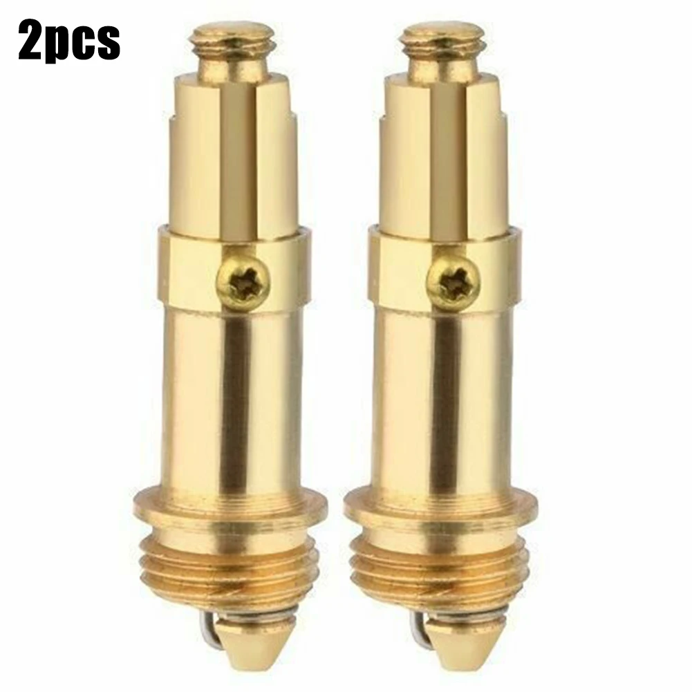 1/2pcs Spring Plugs Bounce Valve Brass Basin Sink Bath Replacement Waste Easy Pop Up Click Clack Plug Bolt Spring Mechanism Part